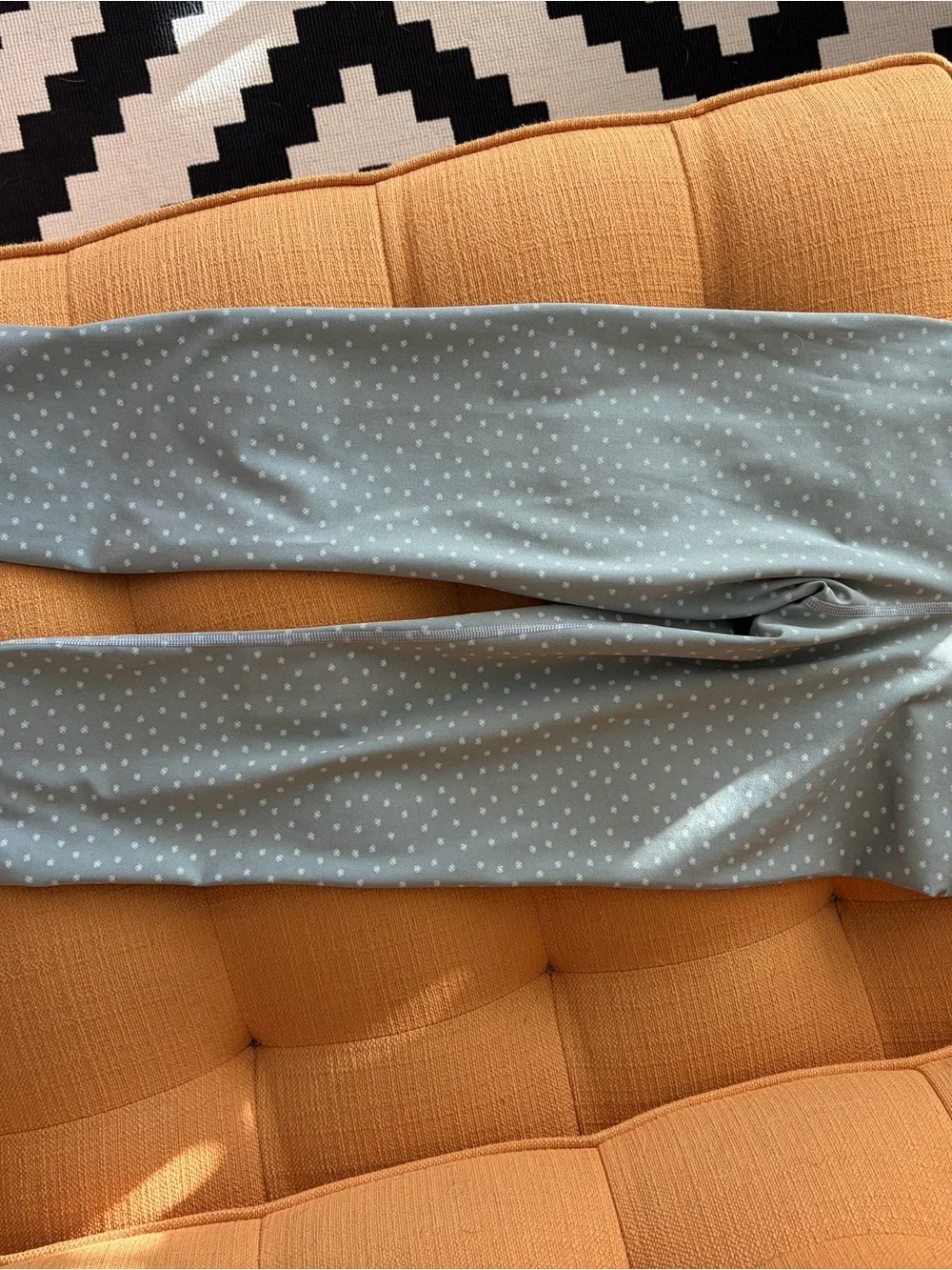 Nike Gray Polka Dot Yoga Leggings